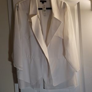 Lane Bryant jacket stretch and chiffon sz 22